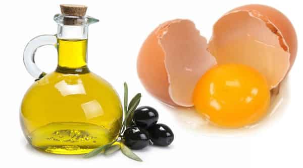Оливковое масло с яйцом